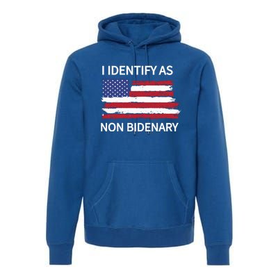 I Identify As Non Bidenary Premium Hoodie