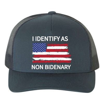 I Identify As Non Bidenary Yupoong Adult 5-Panel Trucker Hat