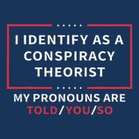 I Identify As A Conspiracy Theorist My Pronouns Are Told You Infant Baby Jersey Bodysuit