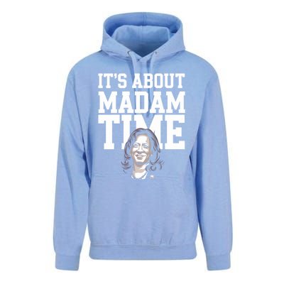 ItS Is About Madam Time Funny Kamala Harris Outfit Cool Gift Unisex Surf Hoodie