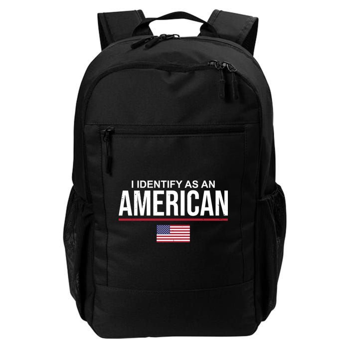 I Identify As An American USA Flag Backpack
