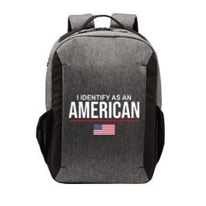 I Identify As An American USA Flag Vector Backpack