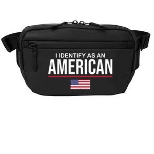 I Identify As An American USA Flag Crossbody Pack