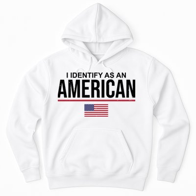 I Identify As An American USA Flag Hoodie