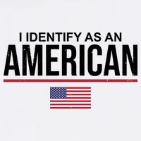 I Identify As An American USA Flag Flatbill Hat