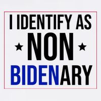 I Identify As Non Bidenary Anti Biden Funny Cool Comfort Performance Bucket Hat