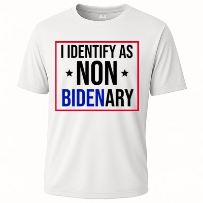 I Identify As Non Bidenary Anti Biden Funny Performance Shirt