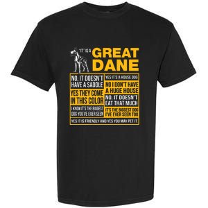 It Is A Great Dane Funny Gift Dog Lover Garment-Dyed Heavyweight T-Shirt