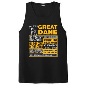 It Is A Great Dane Funny Gift Dog Lover PosiCharge Competitor Tank