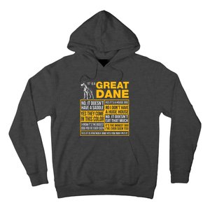 It Is A Great Dane Funny Gift Dog Lover Hoodie