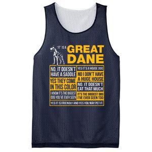 It Is A Great Dane Funny Gift Dog Lover Mesh Reversible Basketball Jersey Tank