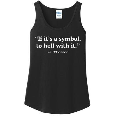 If Its A Symbol To Hell With It Ladies Essential Tank