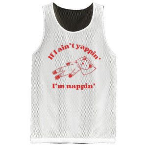 If I Aint Nappin Im Yappin Yapper Weird Stuff Stupid Funny Mesh Reversible Basketball Jersey Tank