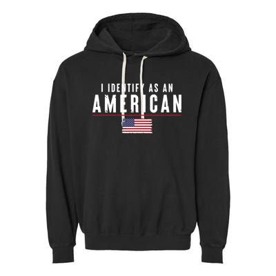 I Identify As An American Garment-Dyed Fleece Hoodie