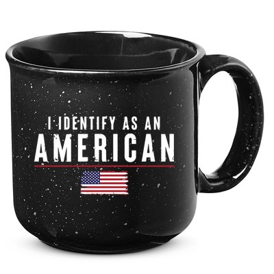 I Identify As An American 15oz Campfire Ceramic Mug