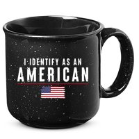 I Identify As An American 15oz Campfire Ceramic Mug