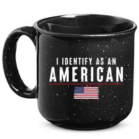 I Identify As An American 15oz Campfire Ceramic Mug