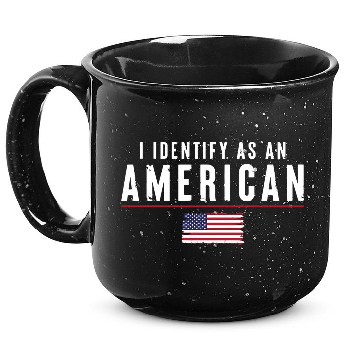I Identify As An American 15oz Campfire Ceramic Mug