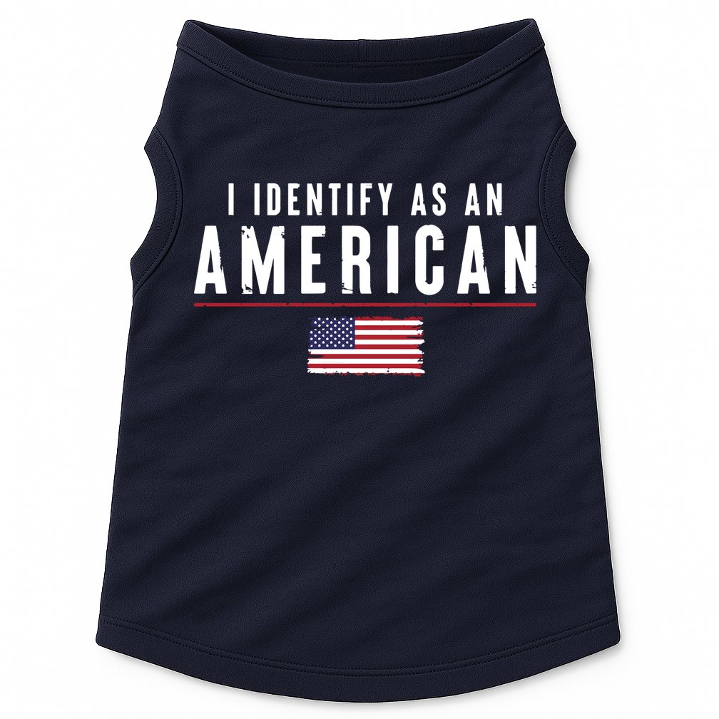 I Identify As An American Doggie Tank