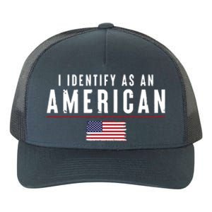 I Identify As An American Yupoong Adult 5-Panel Trucker Hat