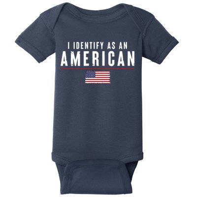 I Identify As An American Baby Bodysuit