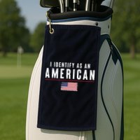 I Identify As An American Golf Towel