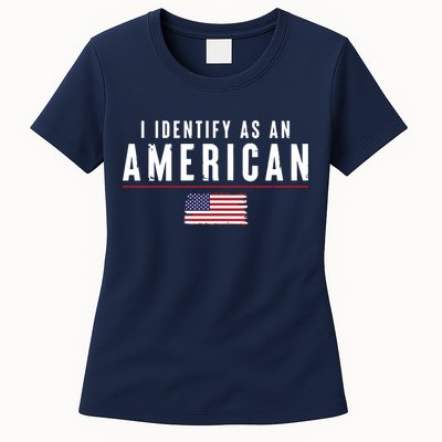 I Identify As An American Womens T-Shirt