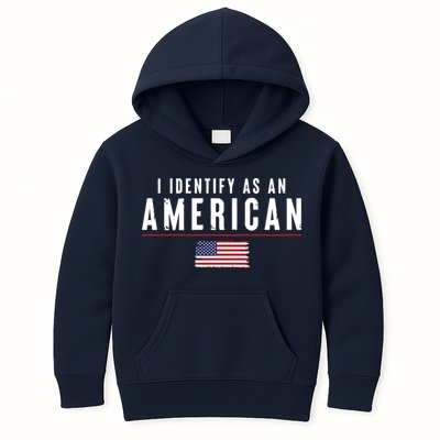 I Identify As An American Kids Hoodie