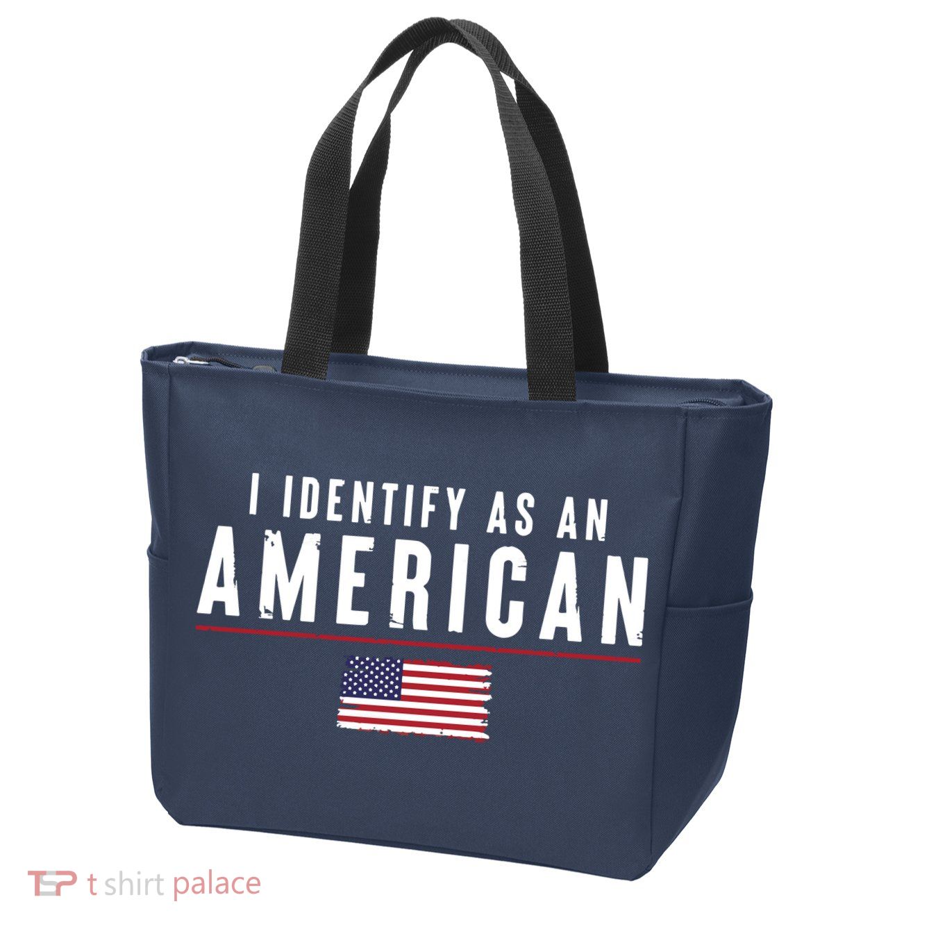 I Identify As An American Zip Tote Bag