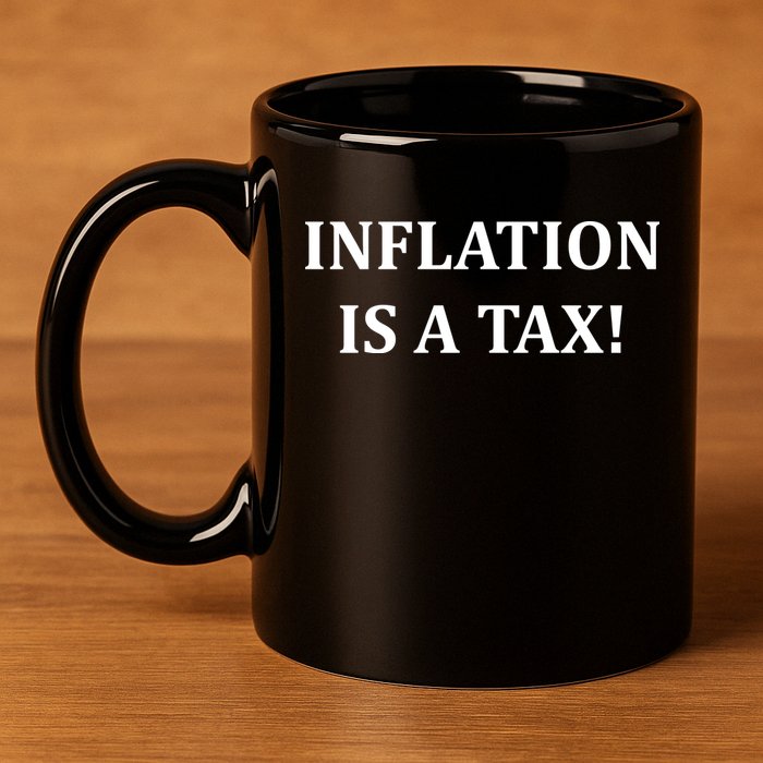 Inflation Is A Tax 11oz C Handle Ceramic Mug