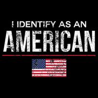 I Identify As An American No Identity Politics Usa Cooling Performance Crew T-Shirt