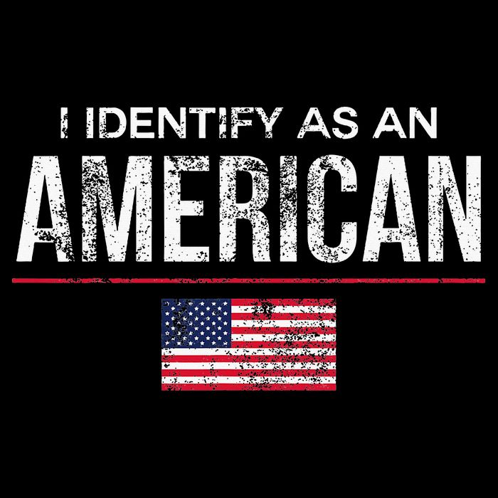 I Identify As An American No Identity Politics Usa Cooling Performance Crew T-Shirt