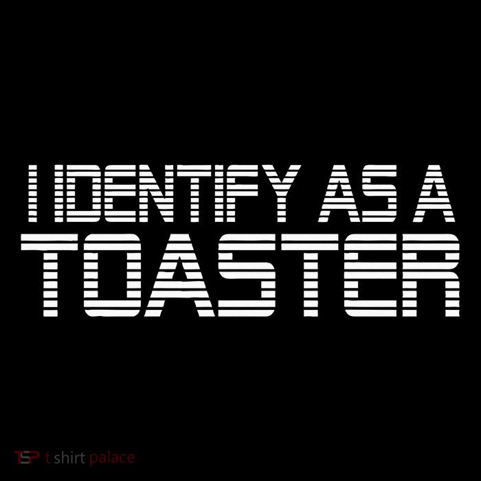 I Identify As A Toaster Full-Length Apron With Pockets