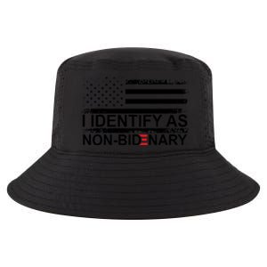 I Identify As Non Bidenary Anti Joe Biden Cool Comfort Performance Bucket Hat