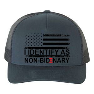 I Identify As Non Bidenary Anti Joe Biden Yupoong Adult 5-Panel Trucker Hat