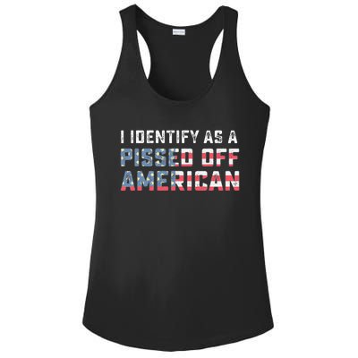 I Identify As A Pissed Off American Ladies PosiCharge Competitor Racerback Tank