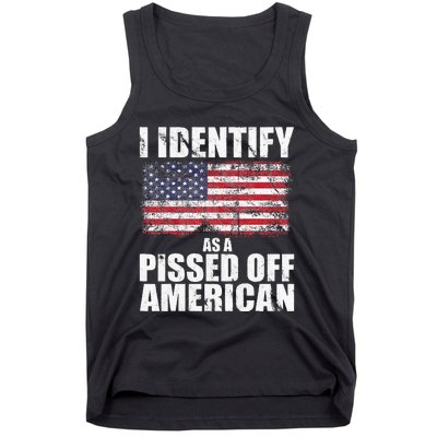 I Identify As A Pissed Off American We The People Democracy Tank Top