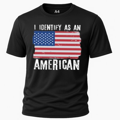 I Identify As An American Proud US American Performance Shirt
