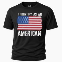 I Identify As An American Proud US American Cooling Performance Crew T-Shirt