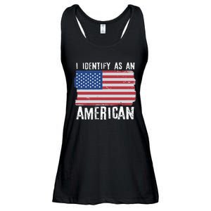 I Identify As An American Proud US American Ladies Essential Flowy Tank