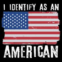 I Identify As An American Proud US American Cooling Performance Long Sleeve Crew