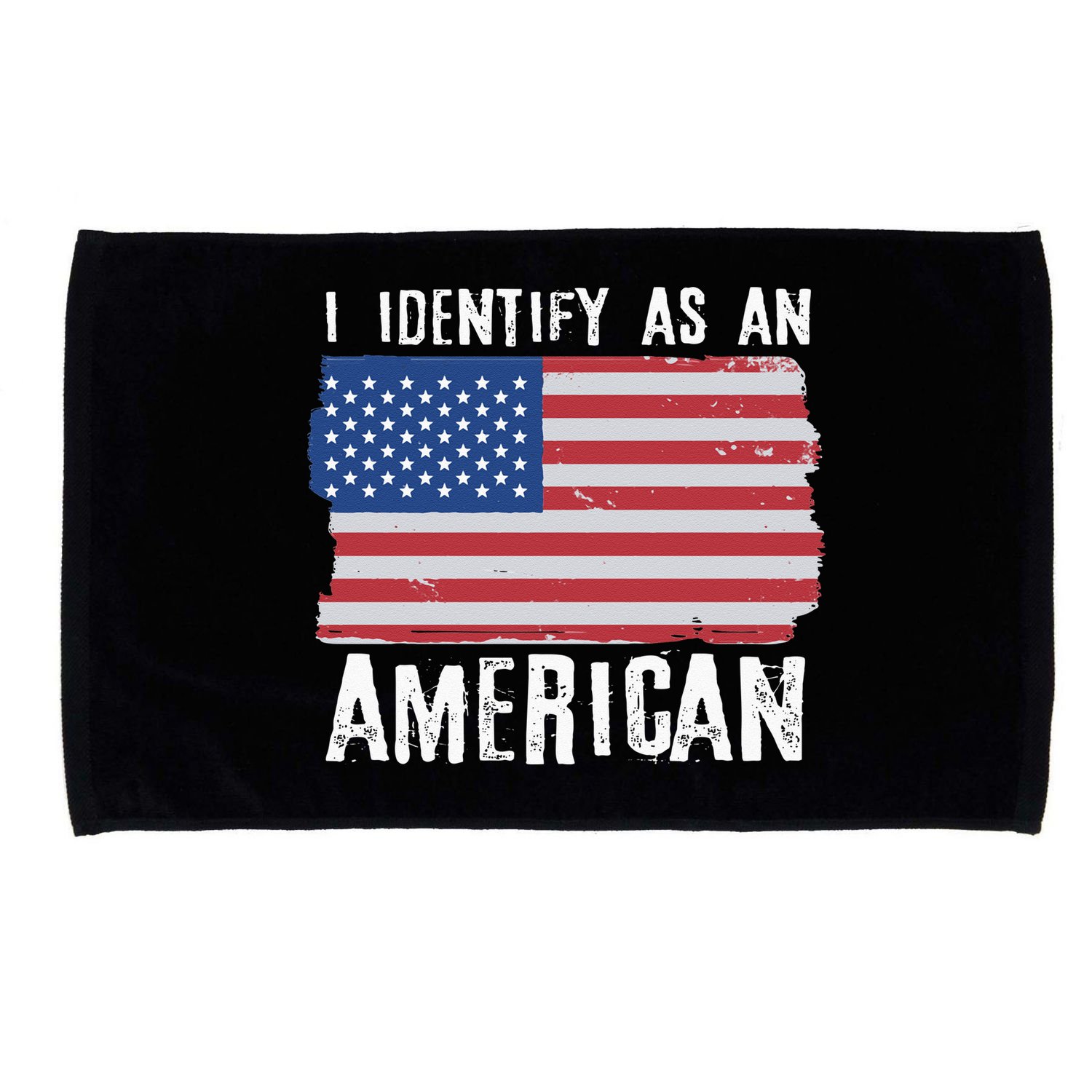 I Identify As An American Proud US American Microfiber Hand Towel