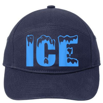 Ice Ice And Baby Family Funny Halloween Costume Couples 7-Panel Snapback Hat