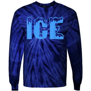 Ice Ice And Baby Family Funny Halloween Costume Couples Tie-Dye Long Sleeve Shirt