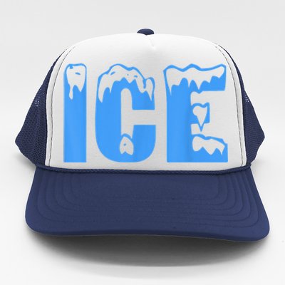 Ice Ice And Baby Family Funny Halloween Costume Couples Trucker Hat