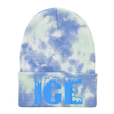 Ice Ice And Baby Family Funny Halloween Costume Couples Tie Dye 12in Knit Beanie