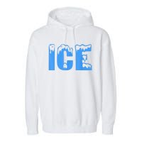 Ice Ice And Baby Family Funny Halloween Costume Couples Garment-Dyed Fleece Hoodie