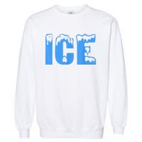 Ice Ice And Baby Family Funny Halloween Costume Couples Garment-Dyed Sweatshirt