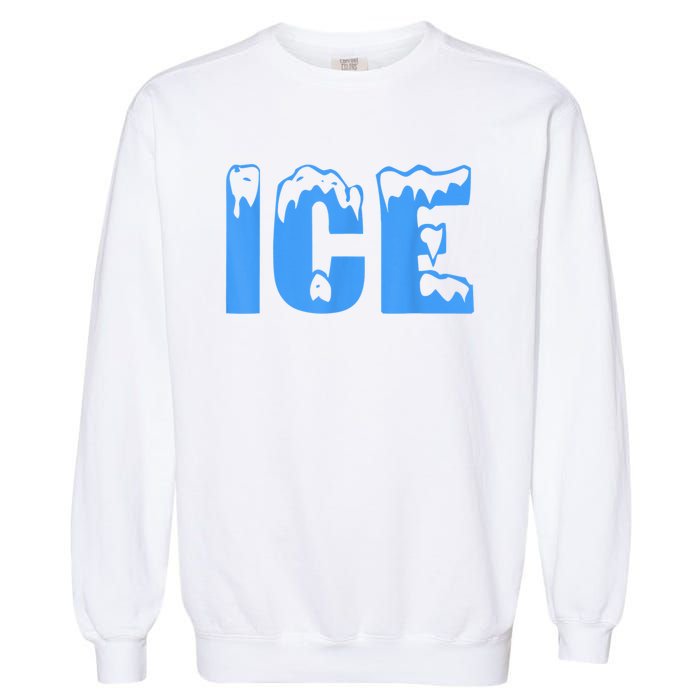 Ice Ice And Baby Family Funny Halloween Costume Couples Garment-Dyed Sweatshirt