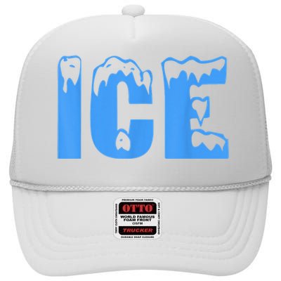 Ice Ice And Baby Family Funny Halloween Costume Couples High Crown Mesh Back Trucker Hat